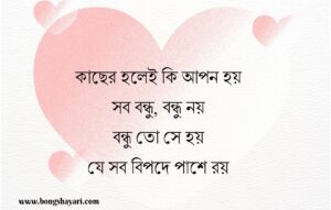 Bangla Friendship Shayari